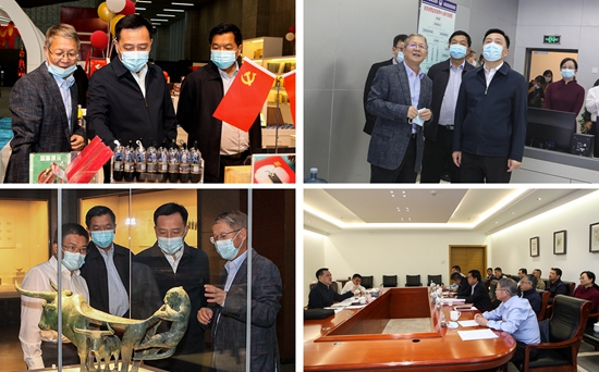 10月13日上午,云南省副省长刘洪建,省政府副秘书长蒋兴明莅临我馆考察